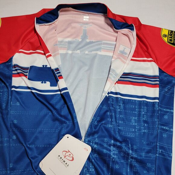 Primal Cycling Apparel Shirt Plains All American Co - Size Men's Large NWT - Picture 2 of 9